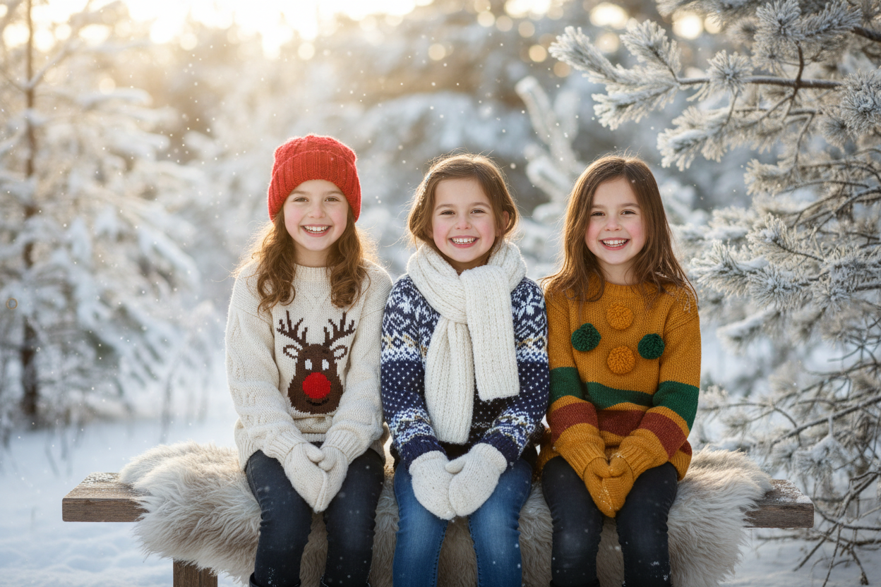 Kız Çocuk Kazak ve Hırkaları