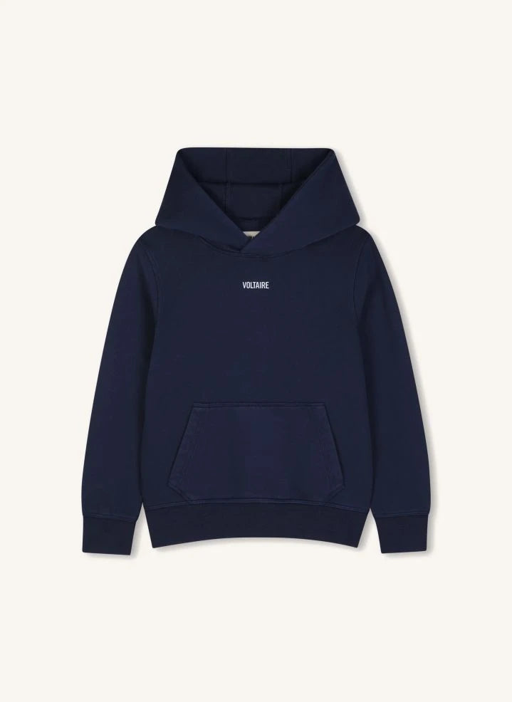 Zadig & Voltaire - Revoltaire Tour Organik Pamuk Kapüşonlu Sweatshirt | Mavi