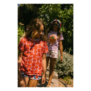 Favorite People - Flowery Napoli Tişört | Kırmızı