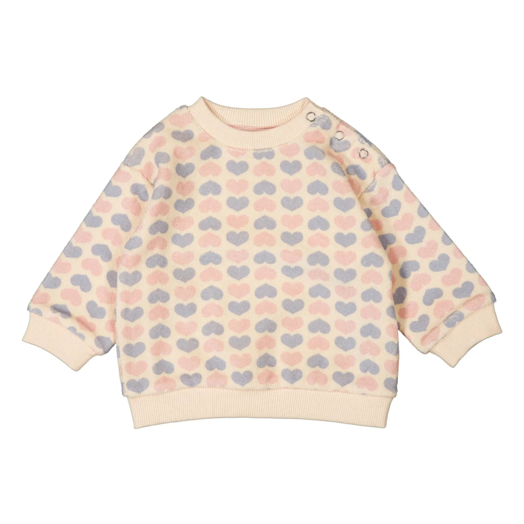 Louis Louise - Jimmy Hearts Terry Sweatshirt | Soluk Pembe