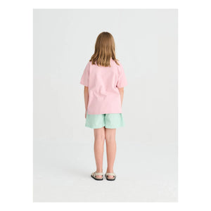 True Artist - T-shirt N°1 Kuş Organik Pamuk | Soluk Pembe