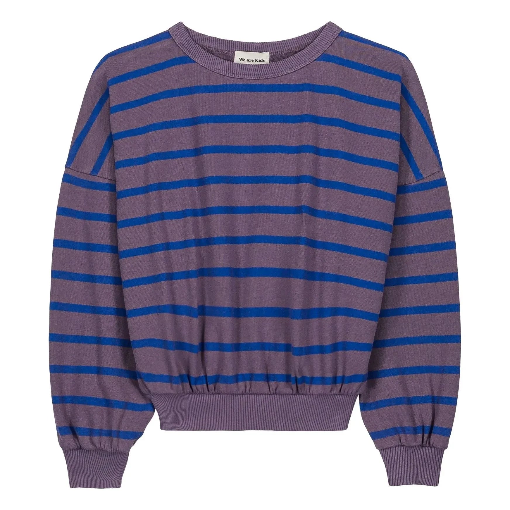 We Are Kids - Tony çizgili organik pamuklu sweatshirt | Mor