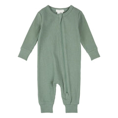 Petit Lem - Organik Pamuklu Fitilli Pijama | Celadon