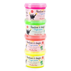 Moulin Roty - Neon Parmak Boyası - Les Schmouks