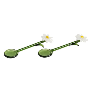 &Klevering - Spoons Flora - 2'li Set | Beyaz