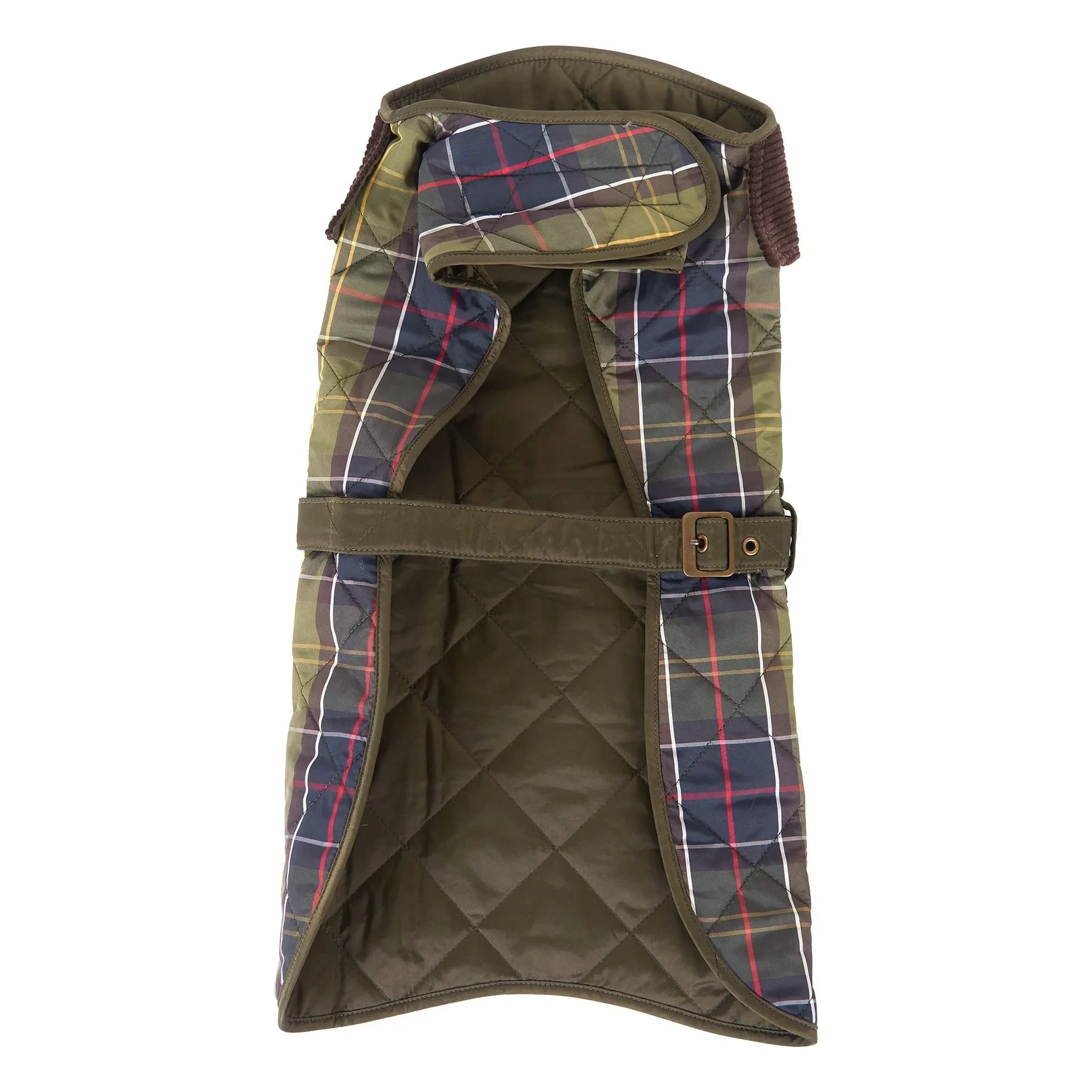 Barbour - Köpekler için tartan kaban | Mavi