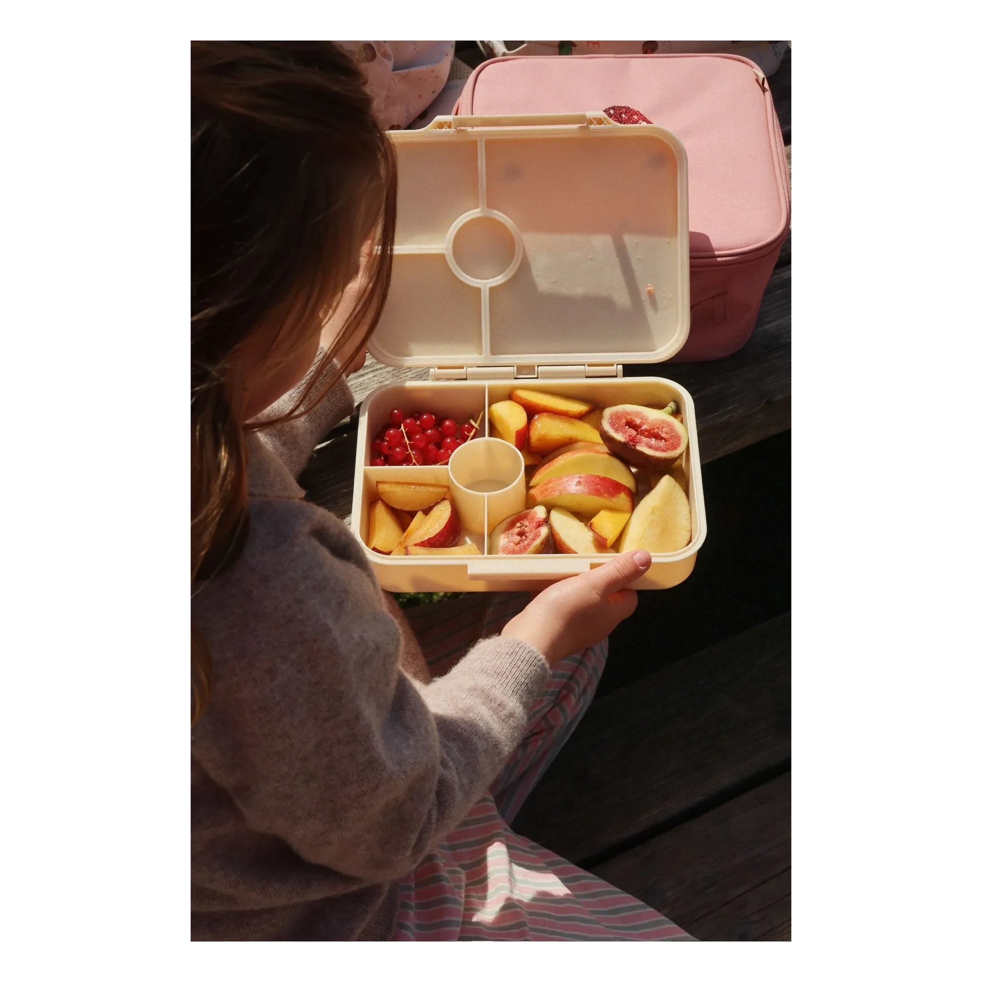 Konges Sløjd - Öğle yemeği kutusu bento Lemon | Bej