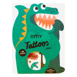 Omy - Geçici dövmeler Dinozorlar | Yeşil