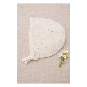 Lililotte - Béguin Pointelle Clovis Organik Pamuk | Ekru