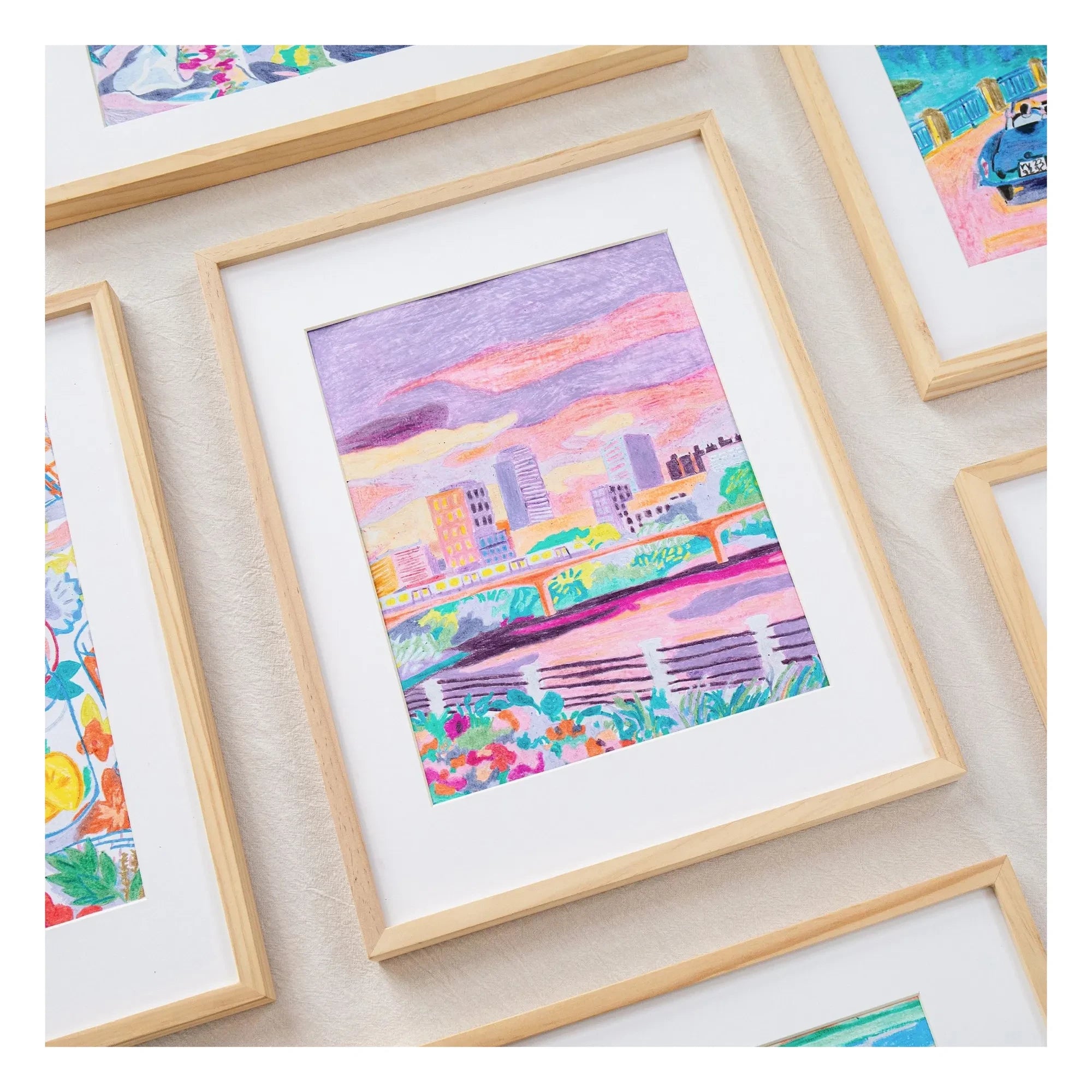 La Petite Épicerie - Pastel sayı boyama seti - Love in Seoul