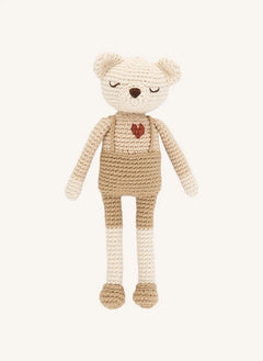 Patti Oslo - Kalp Şeklinde Peluş Ayı - Patti Oslo x Cosy Roots | Bej