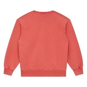 Smallable Kid - Arlo organik pamuklu sweatshirt | Koyu kırmızı