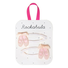 Rockahula Kids - 2'li Balerin saç tokası seti | Pudra pembe