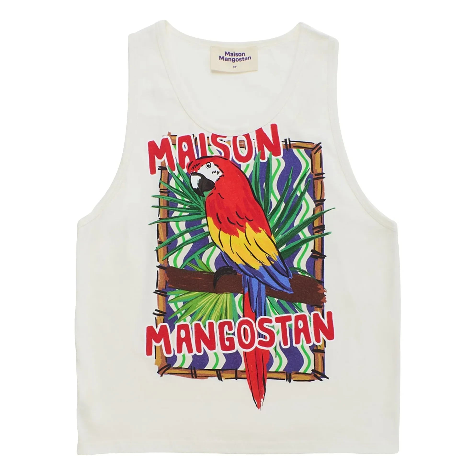 Maison Mangostan - Parrot askılı üst | Beyaz