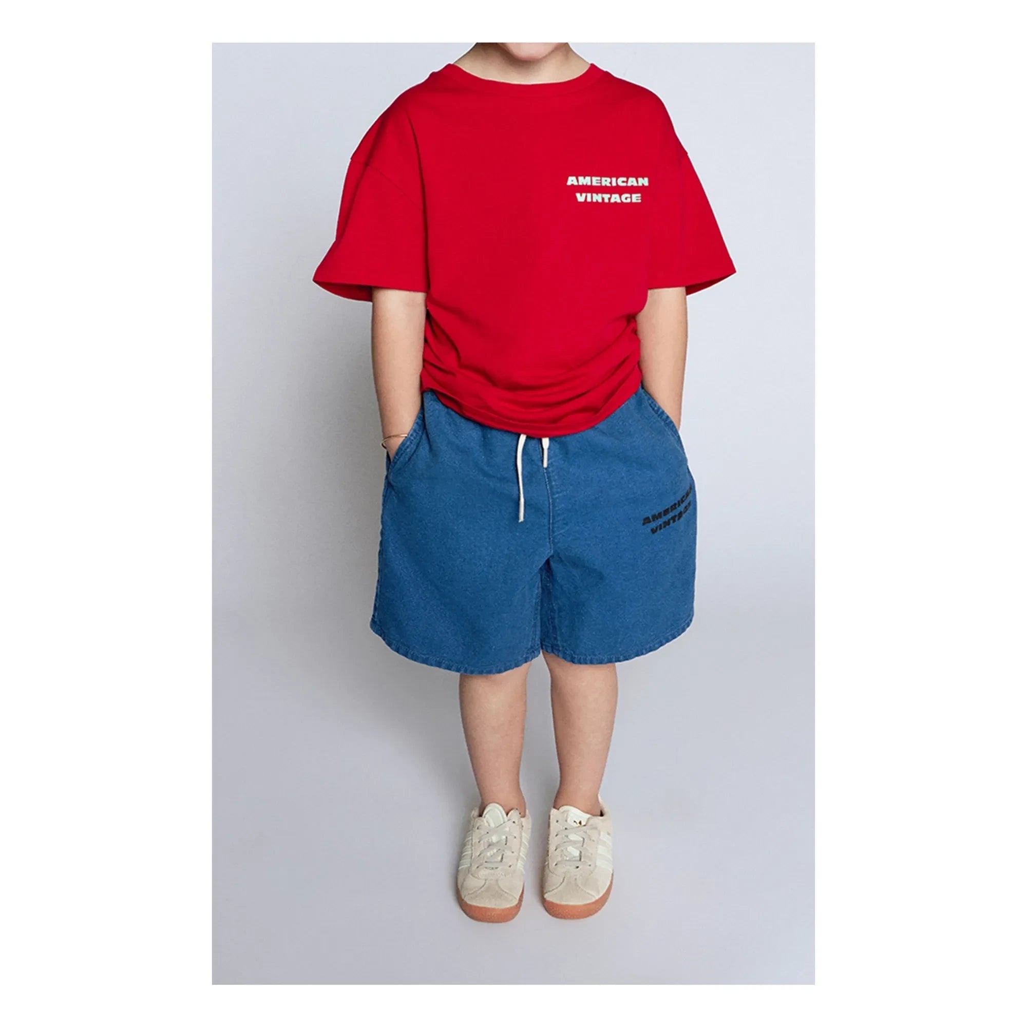 American Vintage - Bermuda İş Giyimi Cordon Comow | Mavi