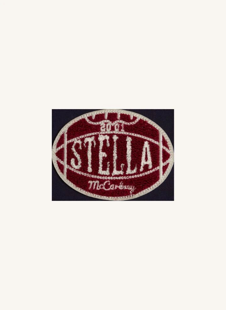 Stella McCartney Kids - Stella تيشيرت من قطن عضوي بأكمام منفوخة | أزرق داكن