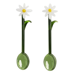 &Klevering - Spoons Flora - 2'li Set | Beyaz