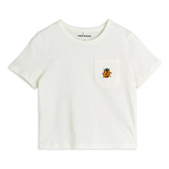 Mini Rodini - Coccinelle organik pamuklu T-shirt | Beyaz