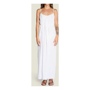 Maison Saint Julien - Palm Beach Pamuklu gazlı elbise | Ecru