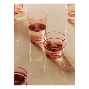 Ferm Living - Boya Glasses - 2'li Set | Framboise