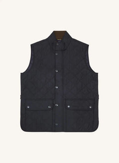 Barbour - Yeni Lowerdale Kapitone Kolsuz Ceket | Lacivert