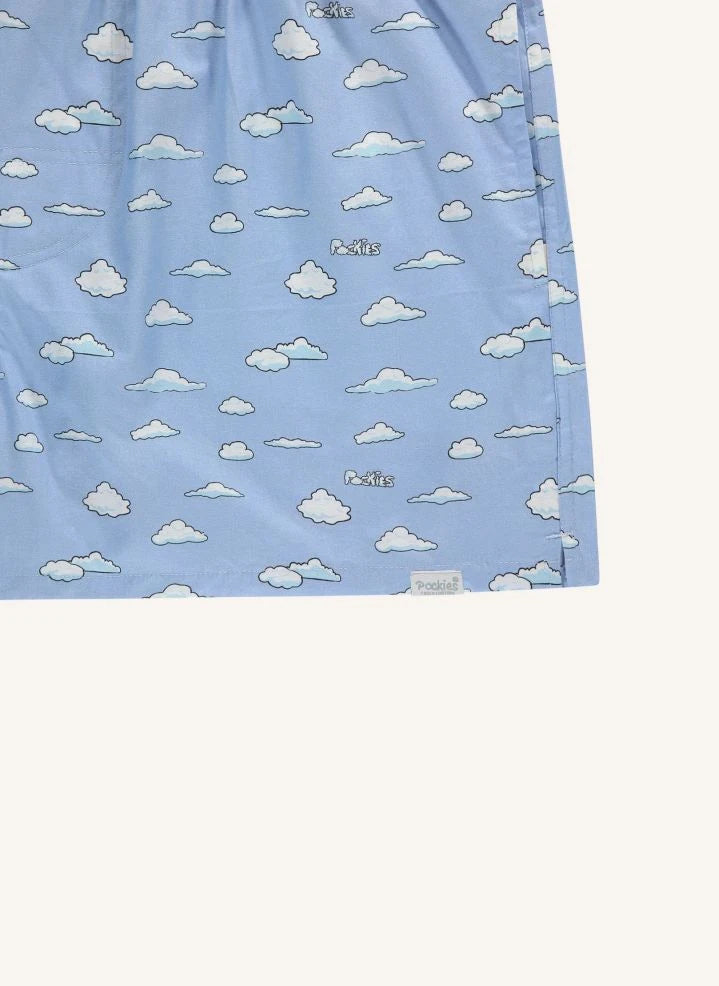 Pockies - "Clouds" بوكسر شورت | أزرق فاتح