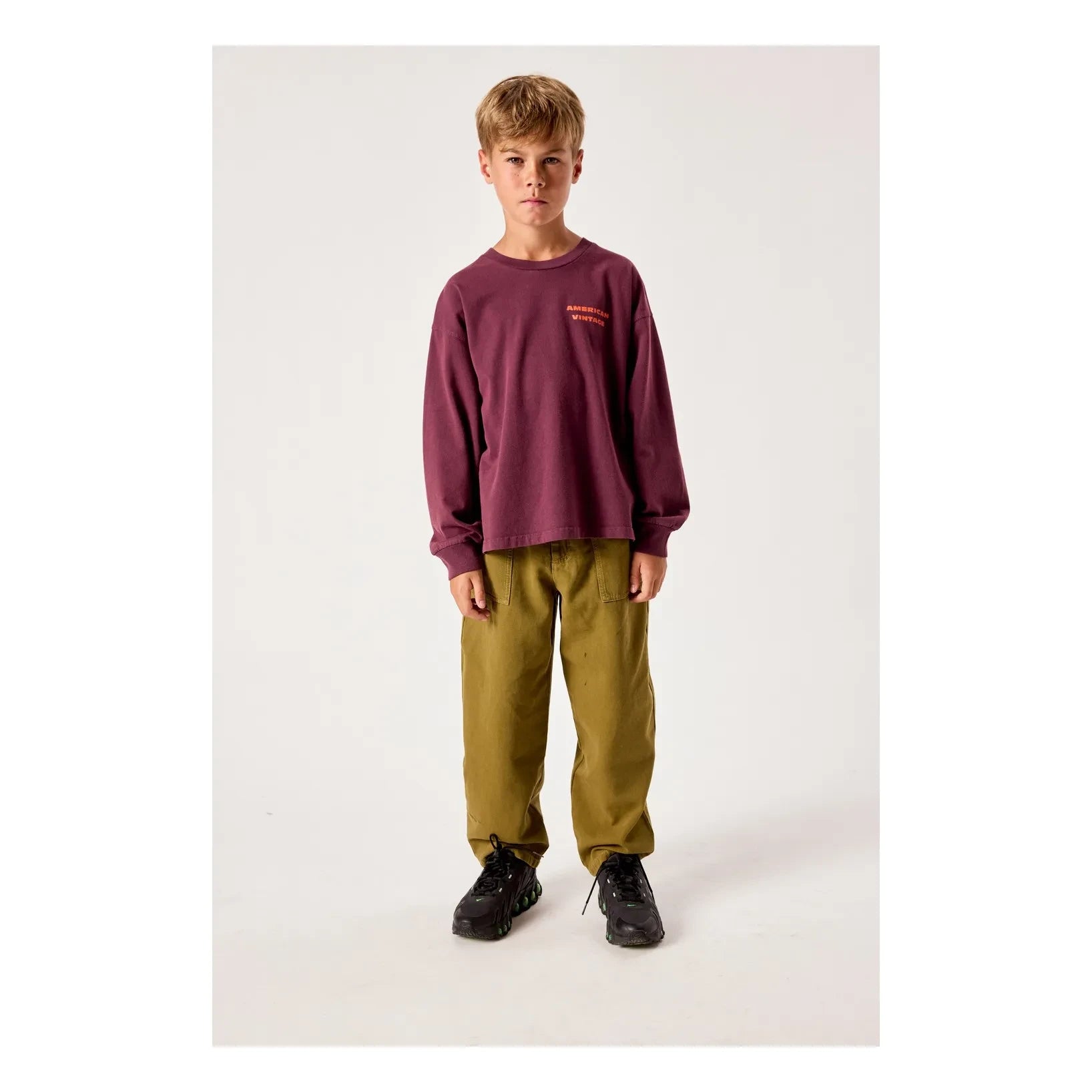 American Vintage - Fizvalley Cool Kids تيشيرت | باذنجان