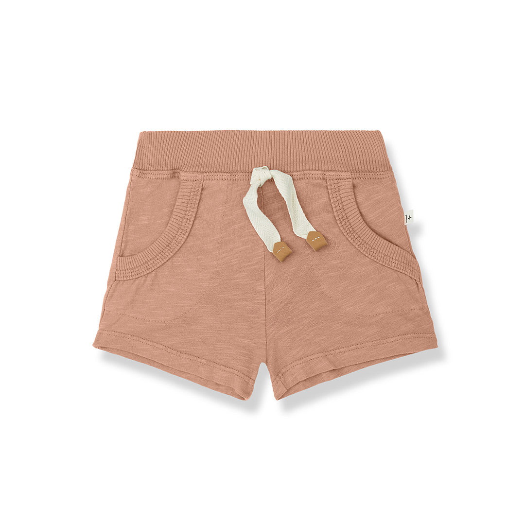 1+ in the family Luigi Bermuda Shorts - Apricot-Shorts-Apricot-3m | Natural Baby Shower