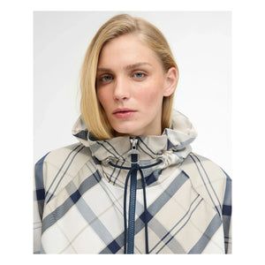 Barbour - Kinsale Tartan Su Geçirmez Ceket | Gri
