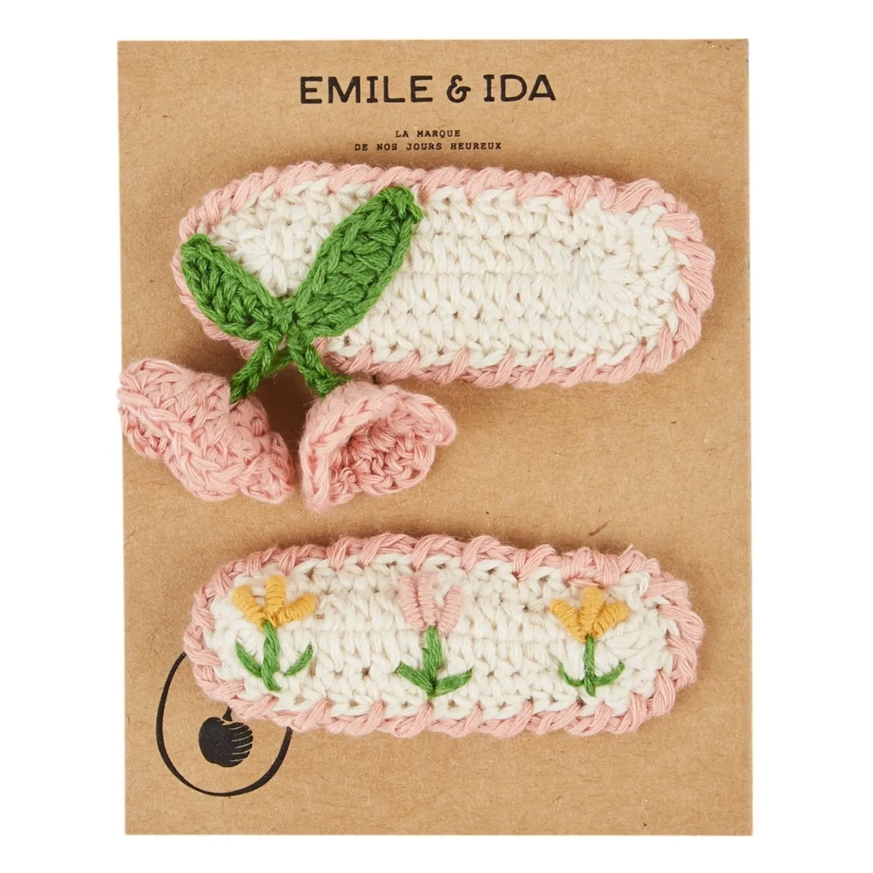 Emile et Ida - Lale saç tokası | Pembe