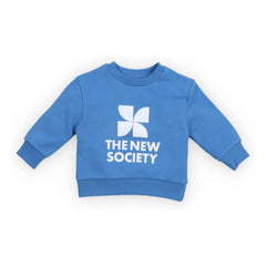 the new society - TNS Logo sweatshirt | Azure mavi