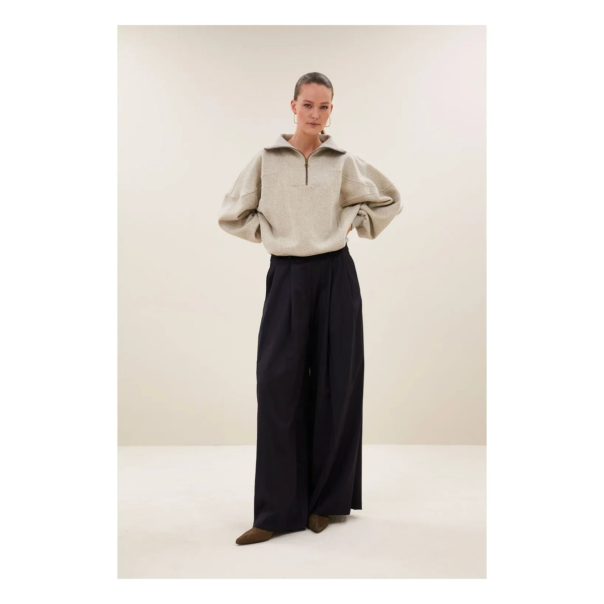 By Bar - Roos Pamuklu sweatshirt | Bej