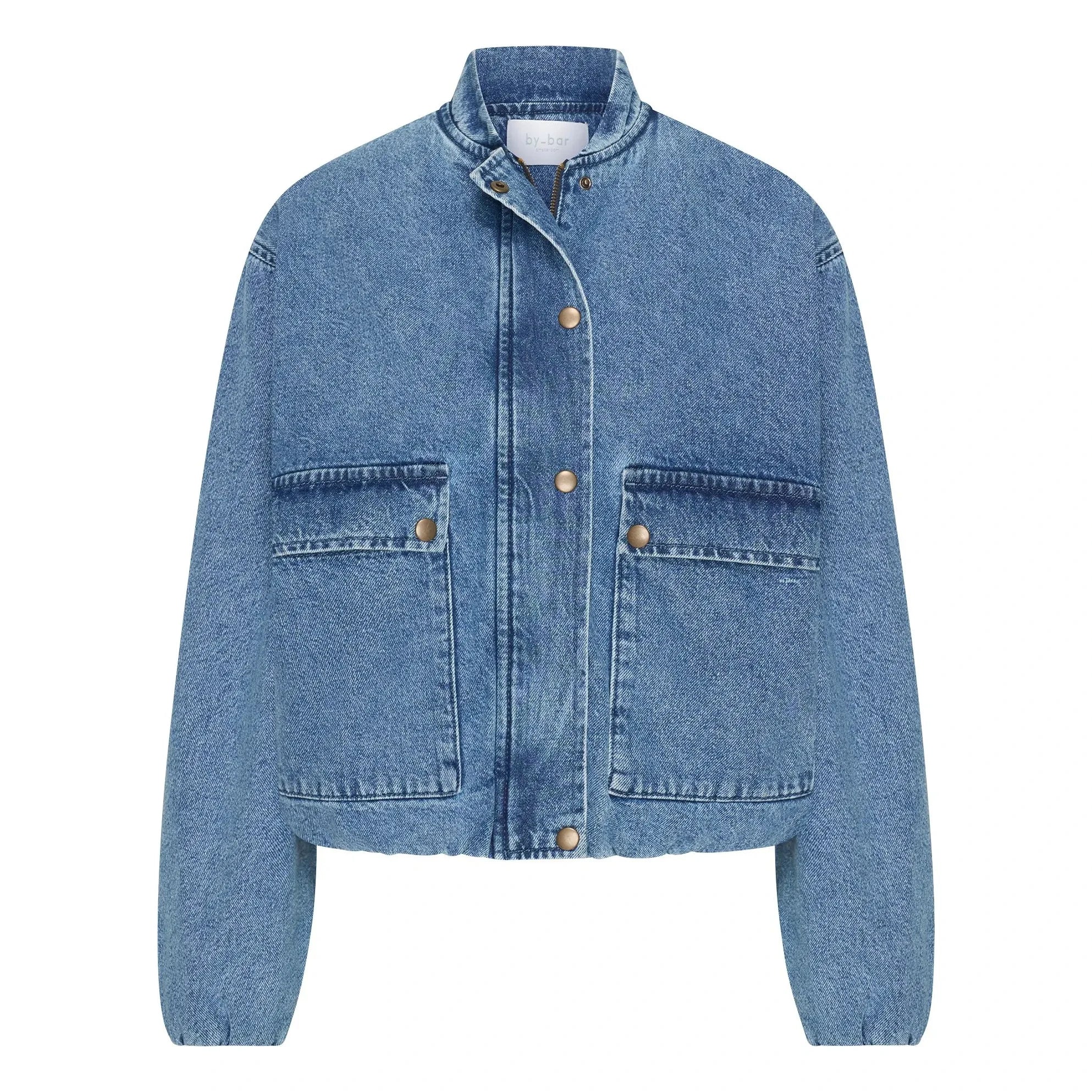 By Bar - Maggie Organik Pamuk Denim Ceket | Denim mavisi