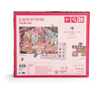 Moulin Roty - A la maison yapboz - 100 parça