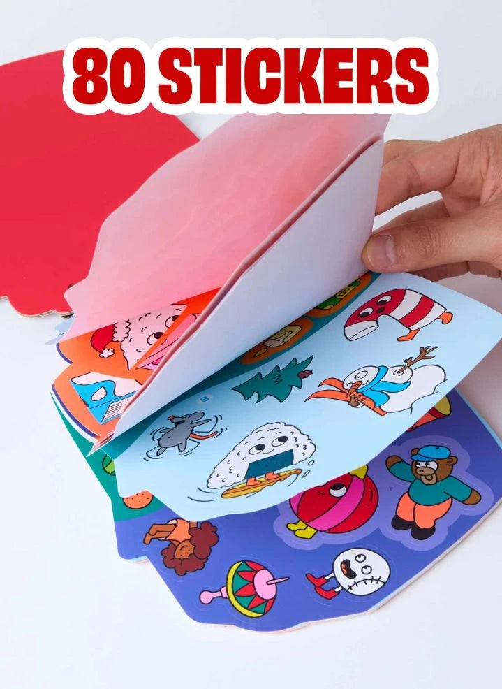 أومي - كتاب أنشطة عيد الميلاد القابل للإزالة
