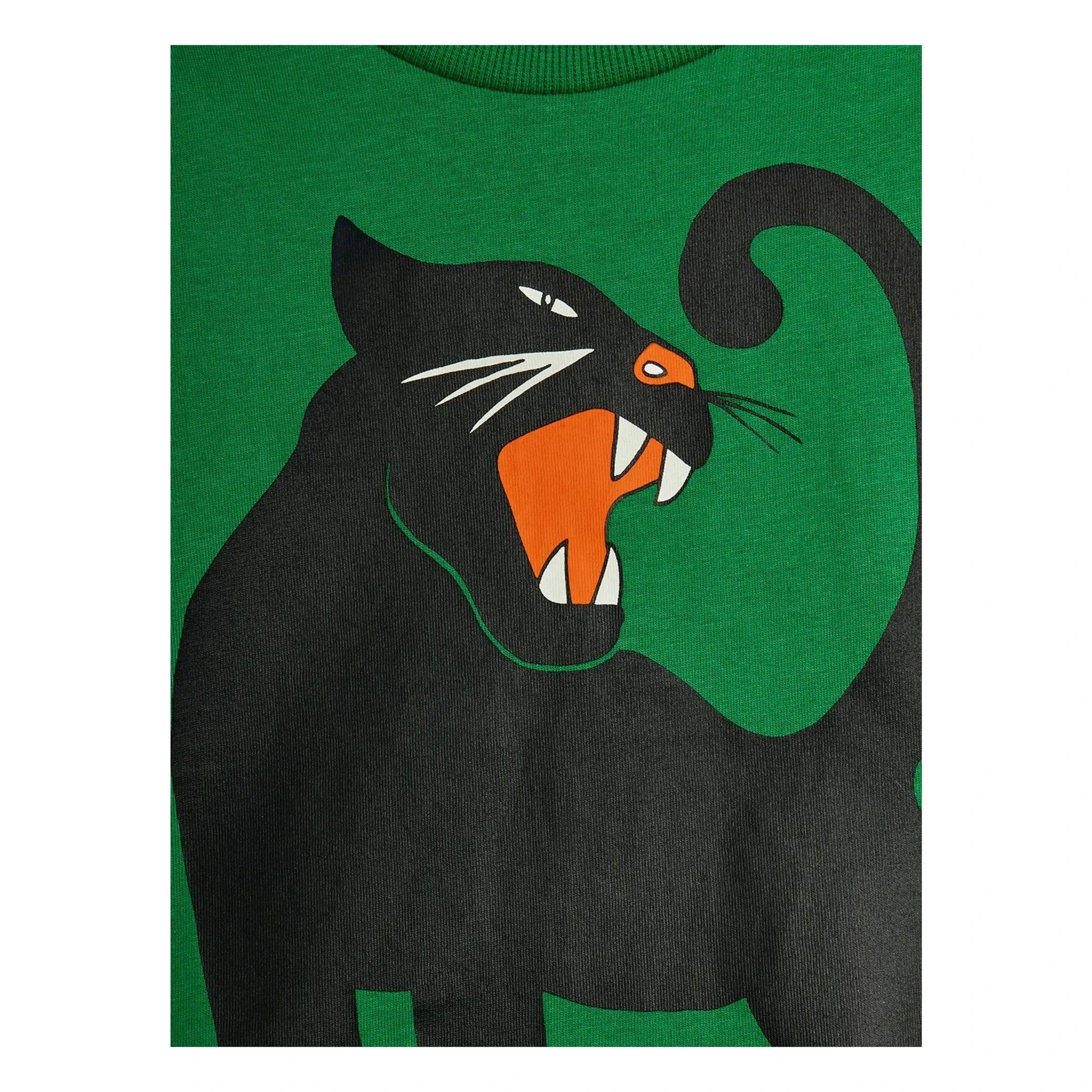 Mini Rodini - Panter organik pamuklu T-shirt | Yeşil