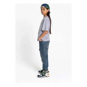 Smallable Kid - Nils Organik pamuklu T-shirt | Gri melanj