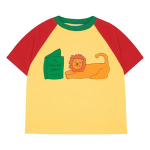 The Campamento - Lion Oversize Tişört Organik pamuk | Sarı