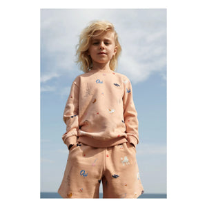 Liewood - Thora Paris organik pamuk sweatshirt | Şeftali