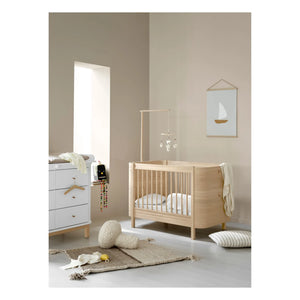 Oliver Furniture - Wood Mini+ Junior Kit Olmadan Beşik | Meşe