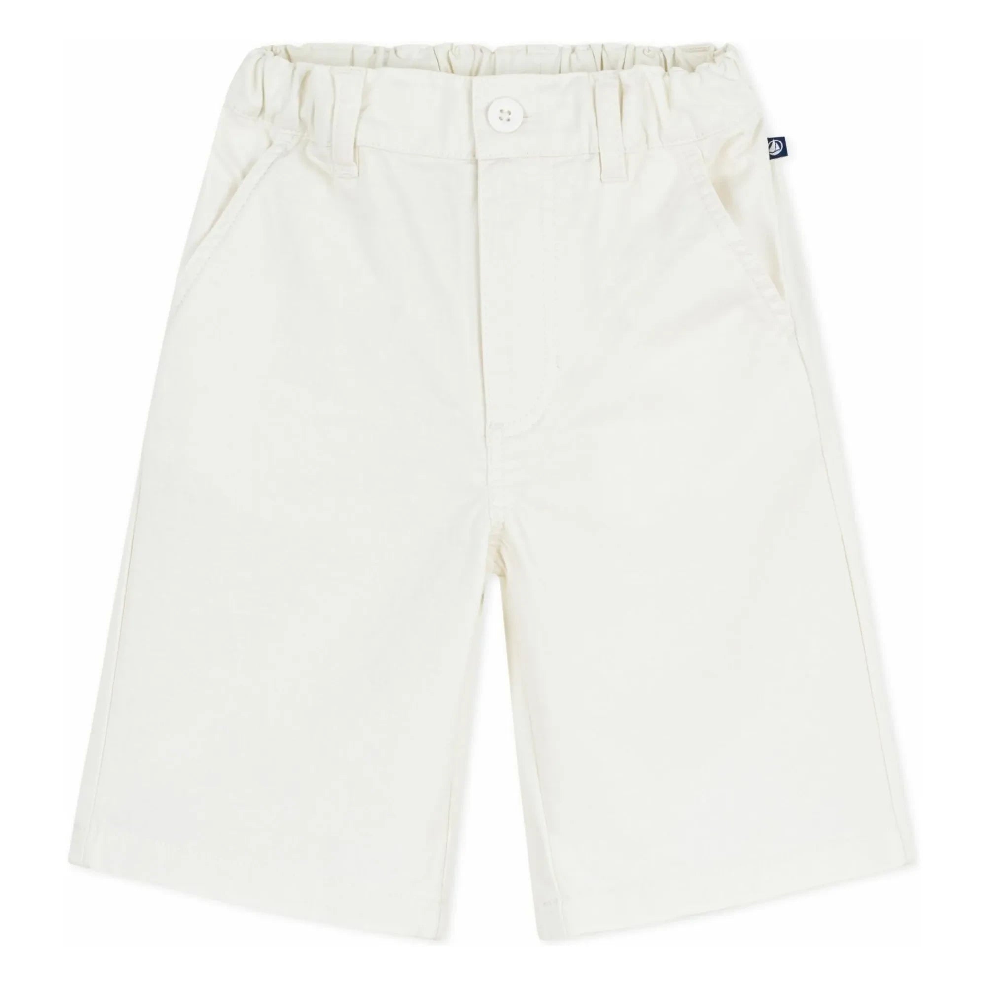 Petit Bateau - Uni Twill Bermuda Şort | Ekru