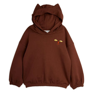 Mini Rodini - Sweat Gömlek Organik Pamuk | Kahverengi