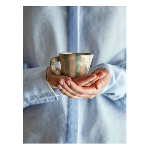 Bloomingville - Stoneware Kupa Nini | Pembe