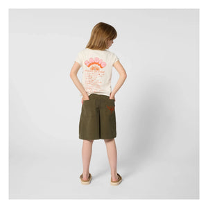 Zadig & Voltaire - Heart On Fire Tunus yakalı T-shirt | Ekru