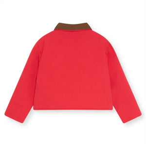 the new society - Flint Organik Pamuk Ceket | Kırmızı