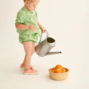 Cozmo - Amapola Çizgili Bluz | Çayır Yeşili