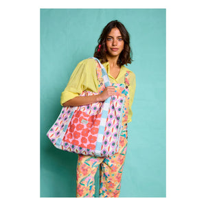 Favorite People - Tote Çanta Formaggio Fleuri | Mor