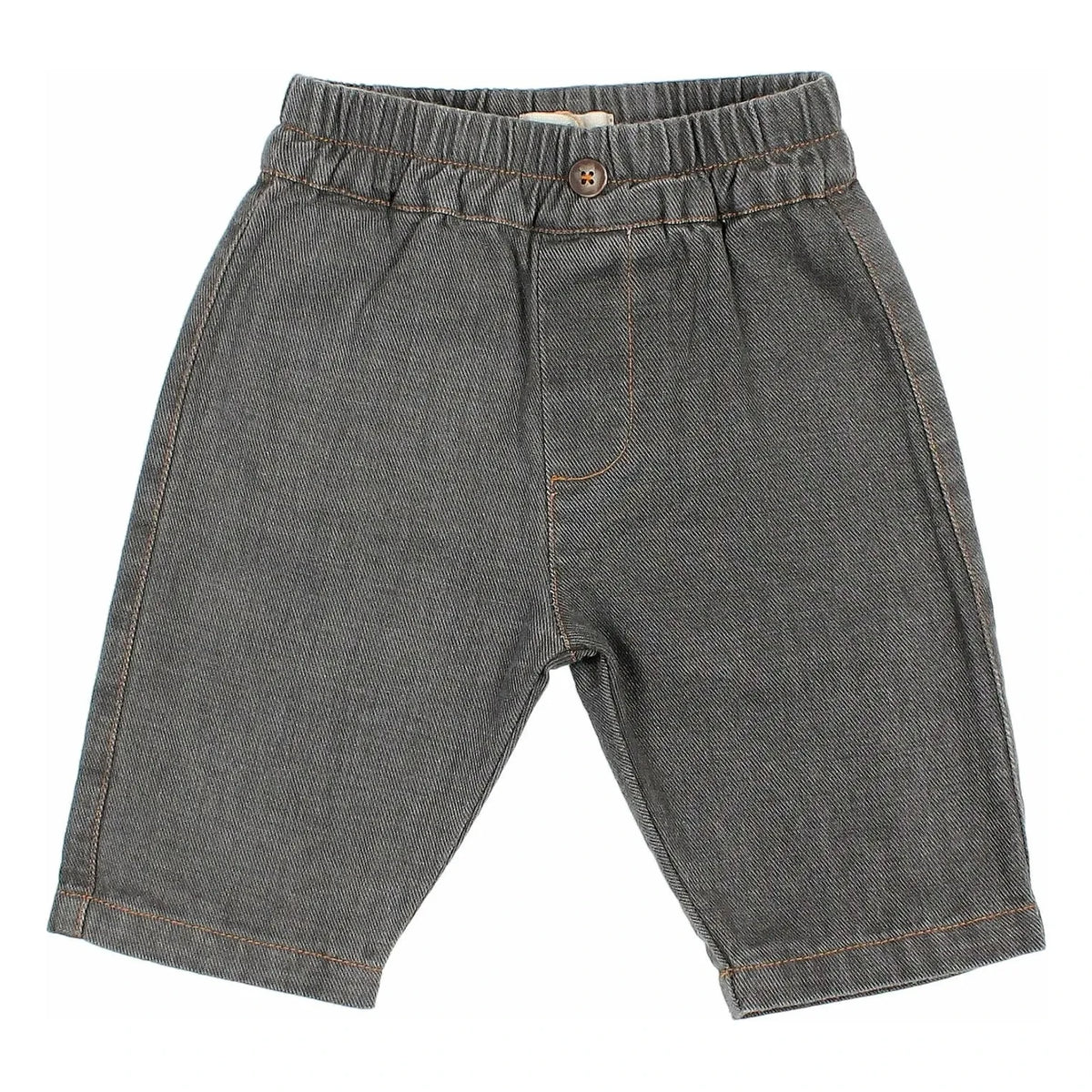 Búho - Organik Pamuklu Bebek Kot Pantolon | Denim gri