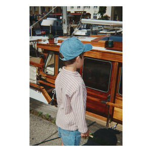 Konges Sløjd - Denim Magot organik pamuk şapka | Mavi