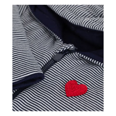 Petit Bateau - Çizgili Organik Pamuk Pilot | Gece mavisi